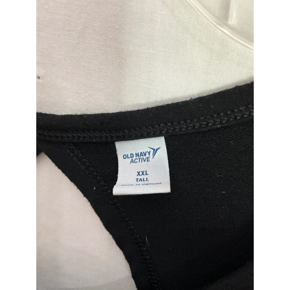 Old Navy Active Long Sleeve Open‎ Back Cutout Top Black XXL Tall Athletic